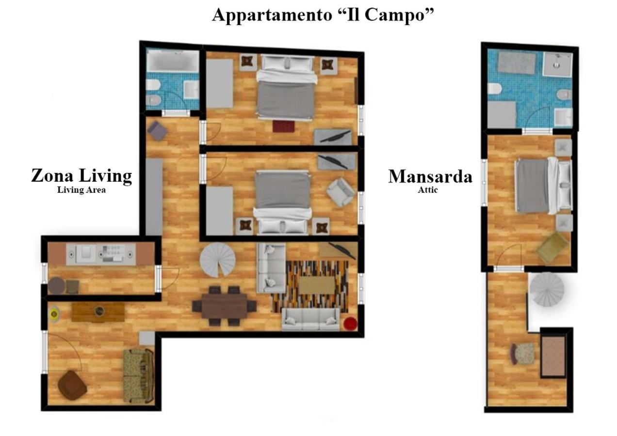 Appartamento Il Campo Sienne Extérieur photo